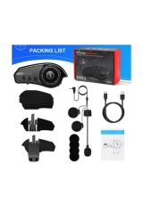 Bt35 Kask Kulaklık Bluetooth 5.0 Motosiklet Interkom Su Geçirmez Kablosuz Kulaklık