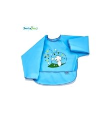 Babyjem Poli Muşamba Kollu Önlük Mavi