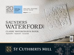 Saunders Waterford Series Cold Press Suluboya Blok 26x36cm 300gr 20 Yaprak