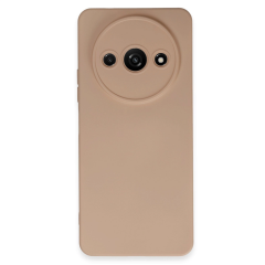 Xiaomi Redmi A3 4g Kılıf Nano İçi Kadife Silikon - Pudra