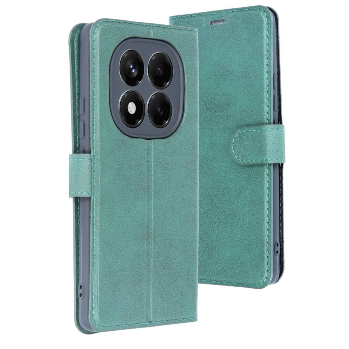 Xiaomi Redmi Note 14 Pro 5g Kılıf Trend S Plus Kapaklı Kılıf - Yeşil