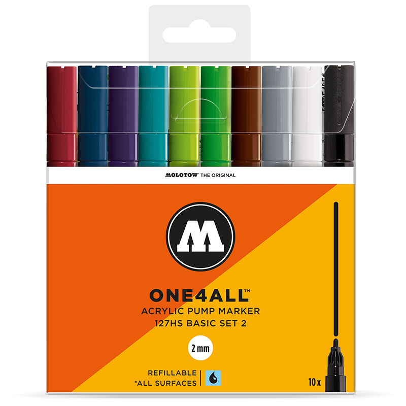 127HS Basic Set 2 - 2mm - 10'lu