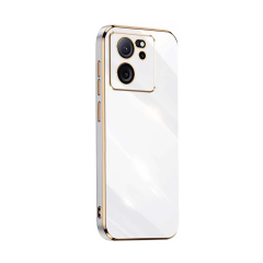 Xiaomi Mi 13t Pro Kılıf Volet Silikon - Beyaz