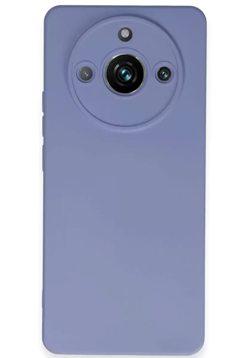 Newface Realme 11 Pro Kılıf Nano İçi Kadife Silikon - Lila