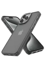 Newface Apple İphone 14 Pro Kılıf Elegant Kapak - Titan Gri