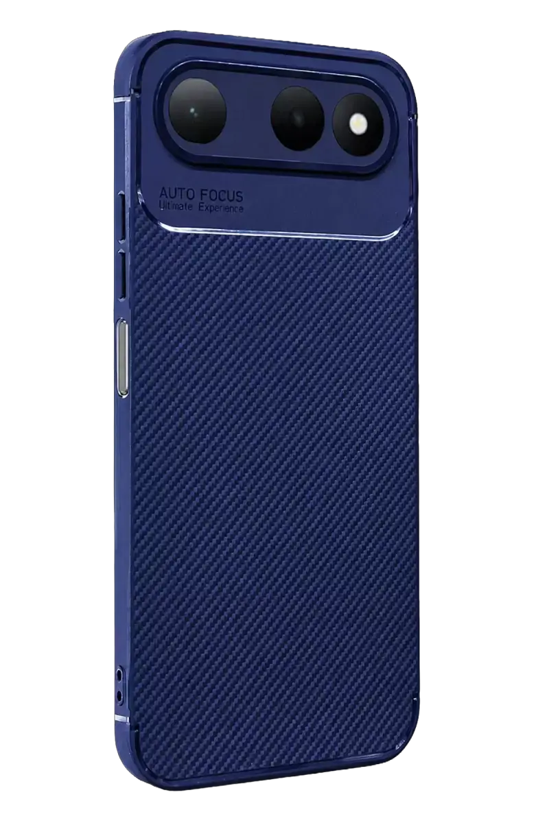 Newface Tecno Spark 50 5g Auto Focus Karbon Kapak - Lacivert