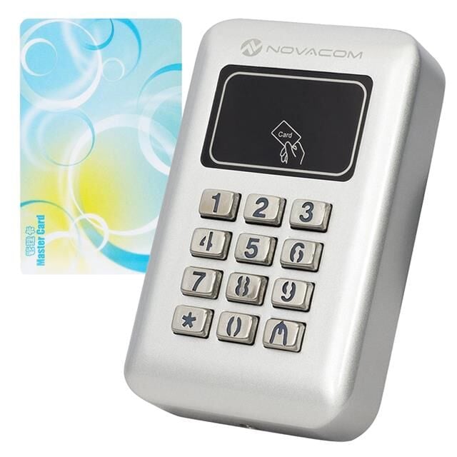 Novacom Nc-ms03wp Rfıd - Şifrematik Kart Okuyucu Otomatik Kapı Kilit Sistemi (pin - Proximity)