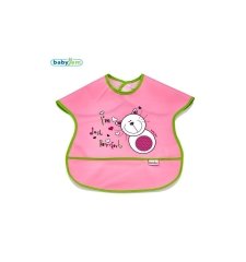 Babyjem Poli Muşamba Önlük Büyük Pembe