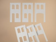 Maket Duvar Pencere Seti - 1/87 - 80707