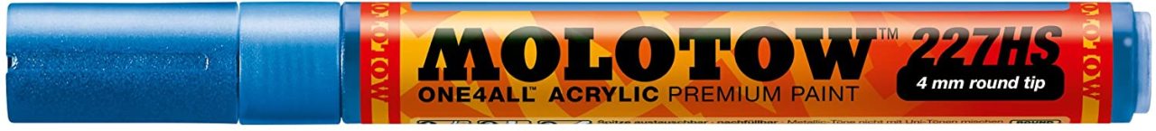 227HS 4mm Metalic Blue N224