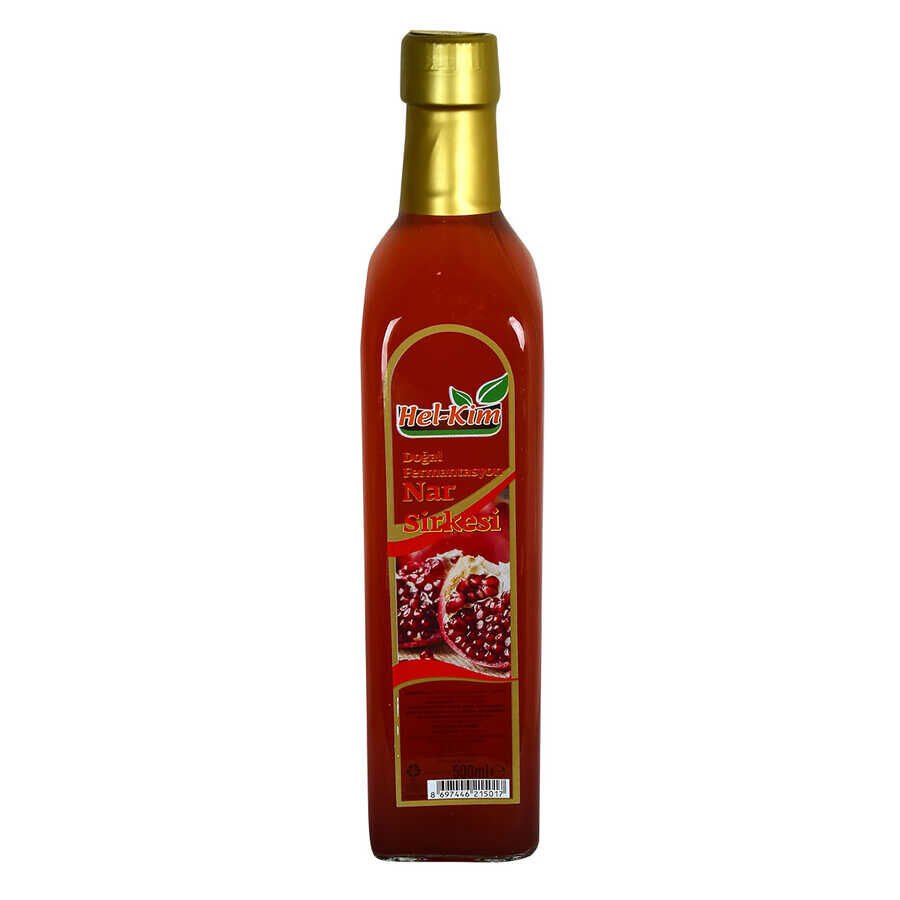 Doğal Fermantasyon Nar Sirkesi Cam Şişe 500 ML