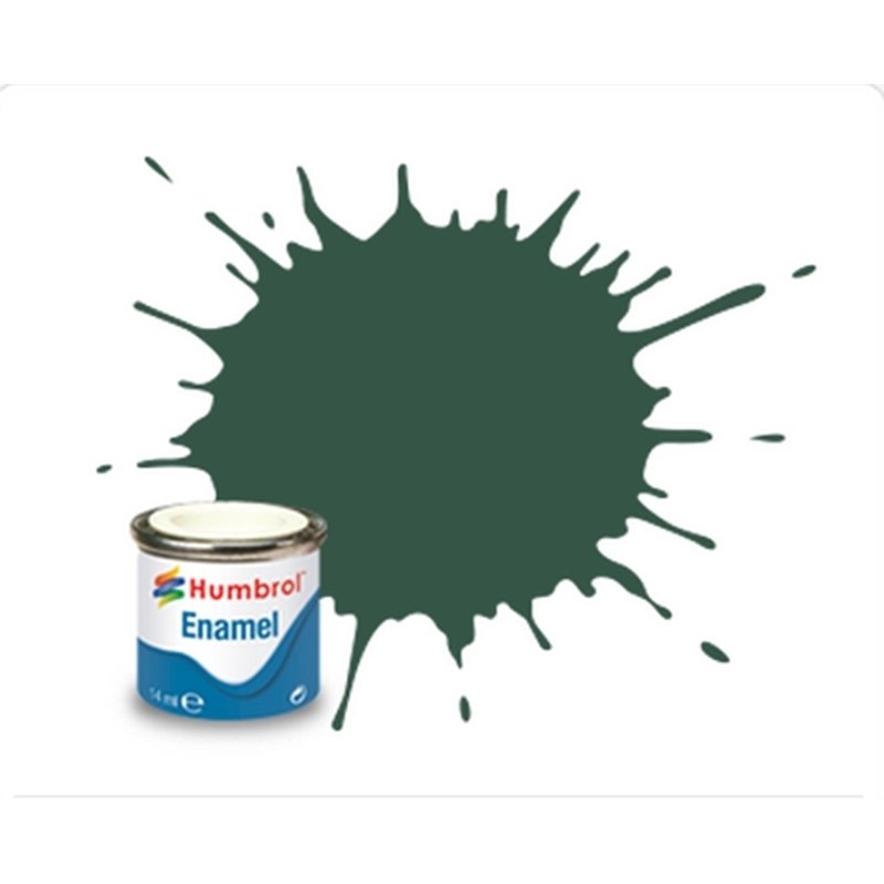 Enamel Maket Boyası - Dark Green Mat - 14ml - N:116