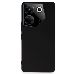 Tecno Camon 20 Pro 5g Kılıf First Silikon - Siyah