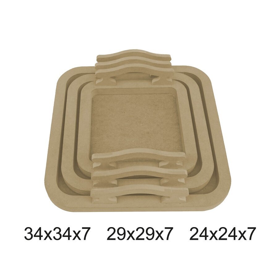 Orta Boy Tepsi - 29x29x7