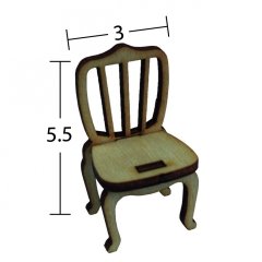 Ahşap Minyatür Sandalye N:MN57
