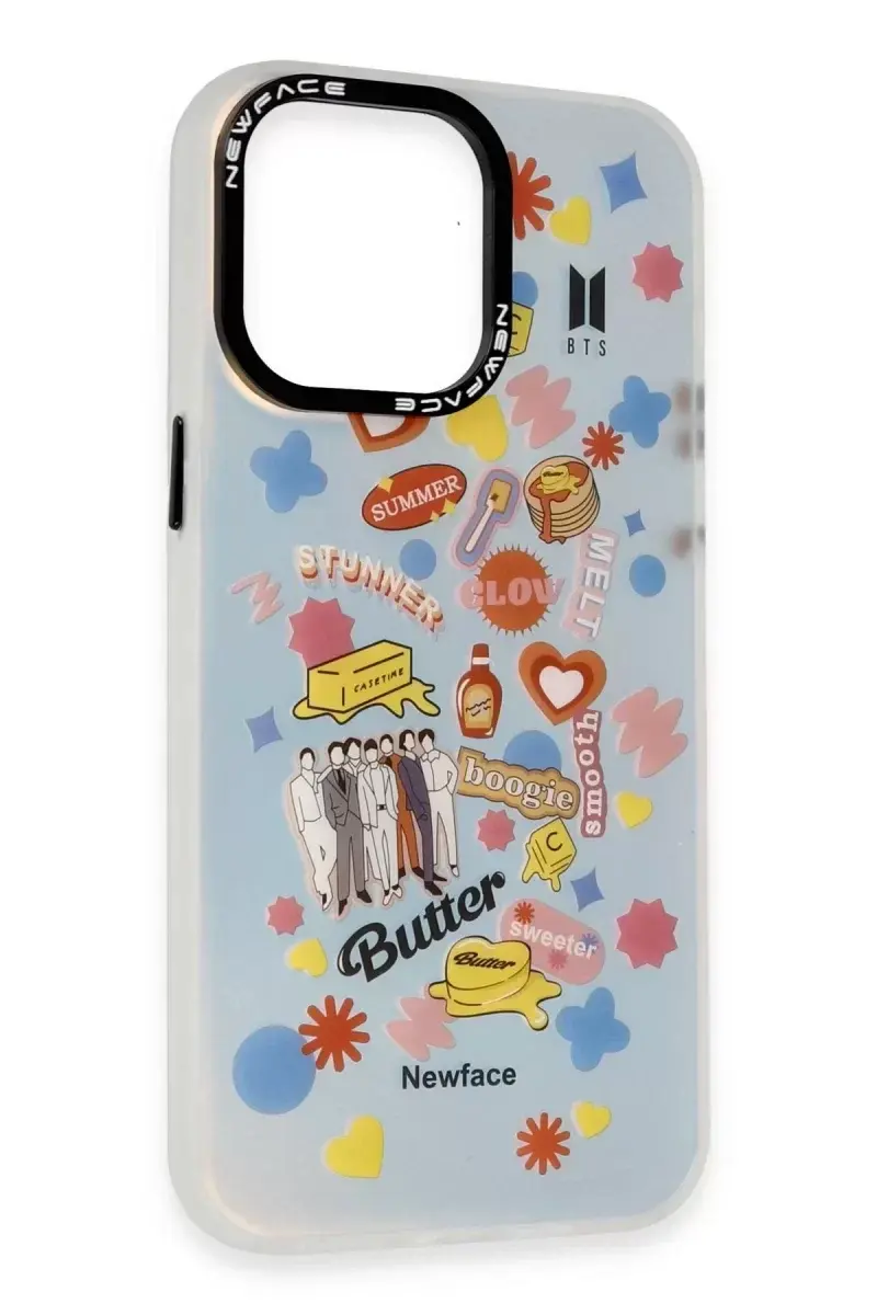 Newface İphone 14 Pro Kılıf Estoril Desenli Kapak - Estoril - 16