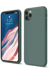 Newface Apple İphone 11 Pro Kılıf First Silikon - Koyu Yeşil
