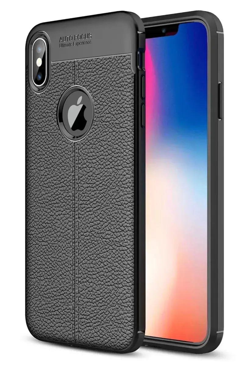 Newface Apple İphone Xs Max Kılıf Auto Focus Kapak - Siyah