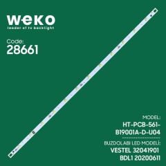 Weko Bdl1 Vestel Uyumlu Buzdolabı İç Aydınlatma Led Kartı 12 Çipli Yüksek Verimli