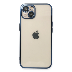 İphone 13 Kılıf Razer Lensli Silikon - Lacivert