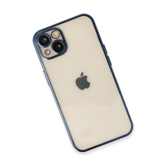 İphone 13 Kılıf Razer Lensli Silikon - Lacivert