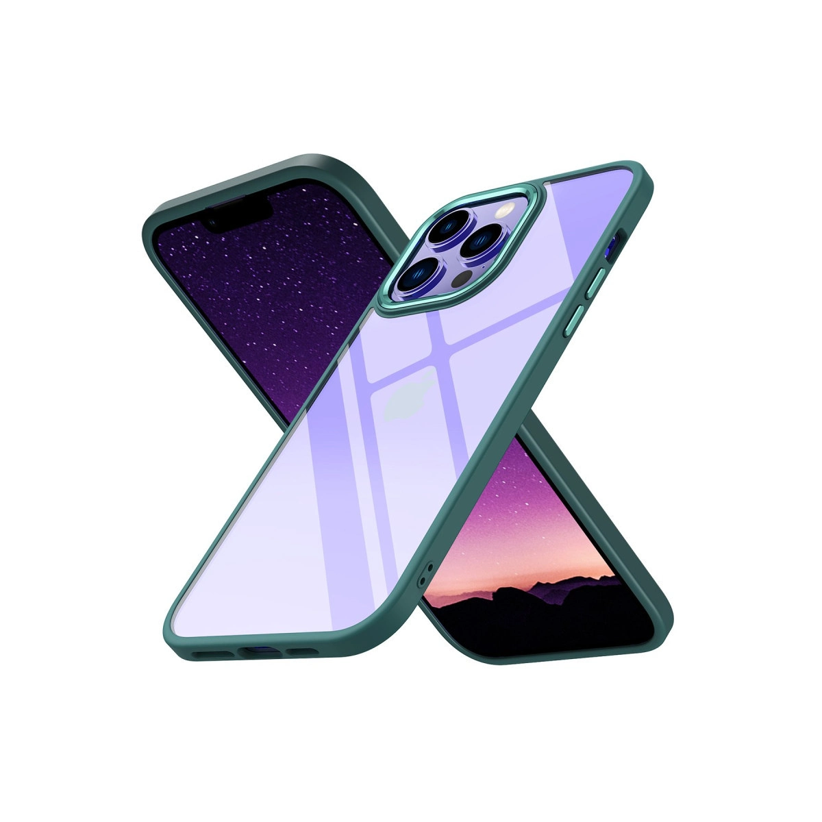 İphone 14 Pro Kılıf Power Silikon - Koyu Yeşil
