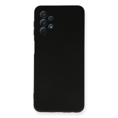 Samsung Galaxy A52 Kılıf Nano İçi Kadife Silikon - Siyah