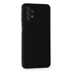 Samsung Galaxy A52 Kılıf Nano İçi Kadife Silikon - Siyah