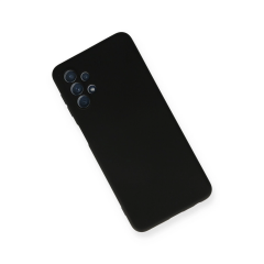 Samsung Galaxy A52 Kılıf Nano İçi Kadife Silikon - Siyah