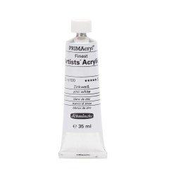 PRİMAcryl Artist Akrilik Boya - Zinc White - 35ml - Seri 1