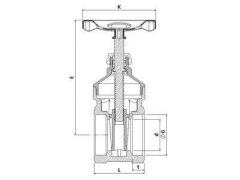3/4 Şiber Vana Pirinç