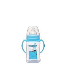 BabyTime BT077 G. Ağız Kulplu Pp Biberon 250Cc - Mavi