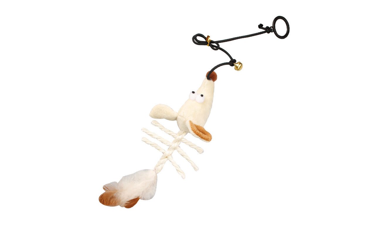 Karlie Peluş İpli Fare İskeleti 20X9X5Cm