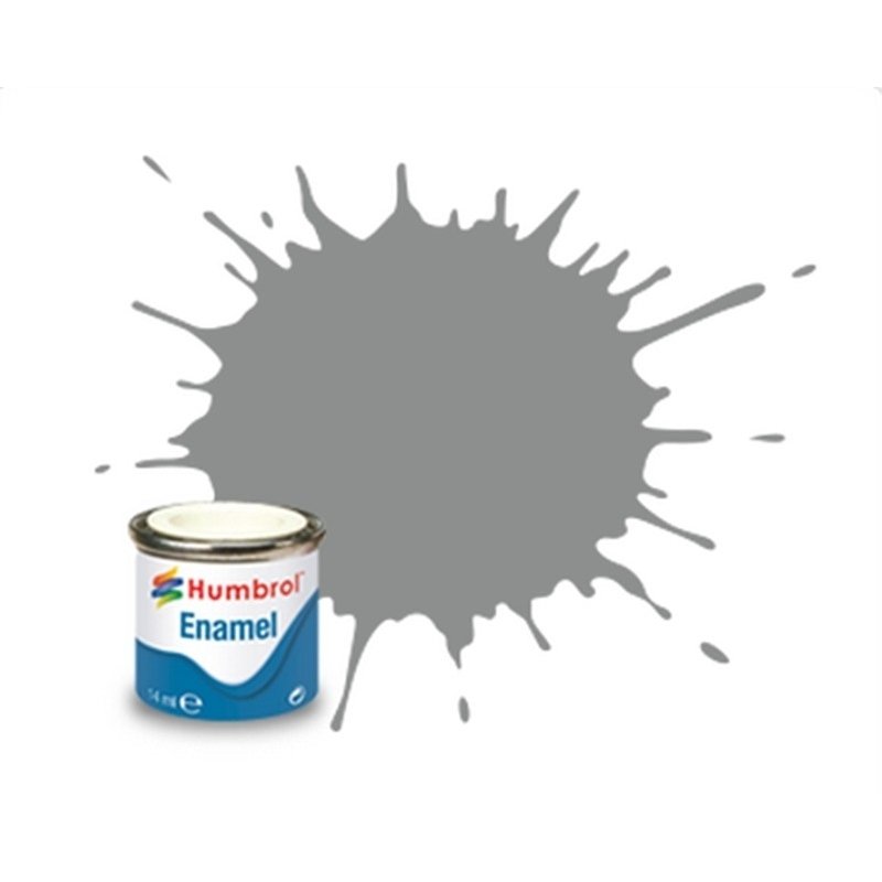 Enamel Maket Boyası - Med Grey Satin - 14ml - N:126