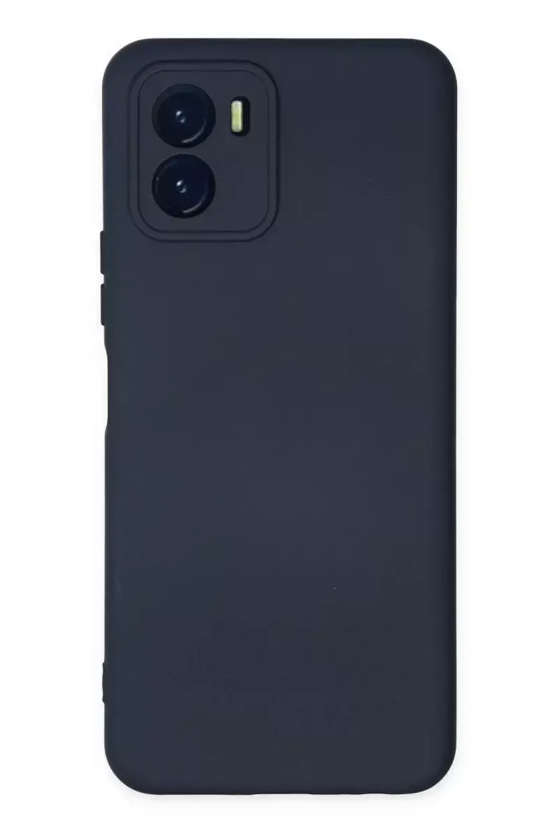 Newface Vivo Y15s Kılıf Nano İçi Kadife Silikon - Lacivert