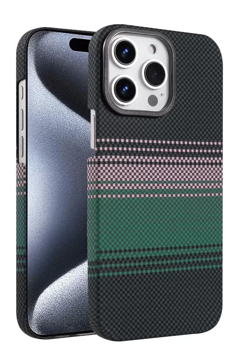 Newface Apple İphone 15 Pro Max Vega Magsafe Kapak - Yeşil