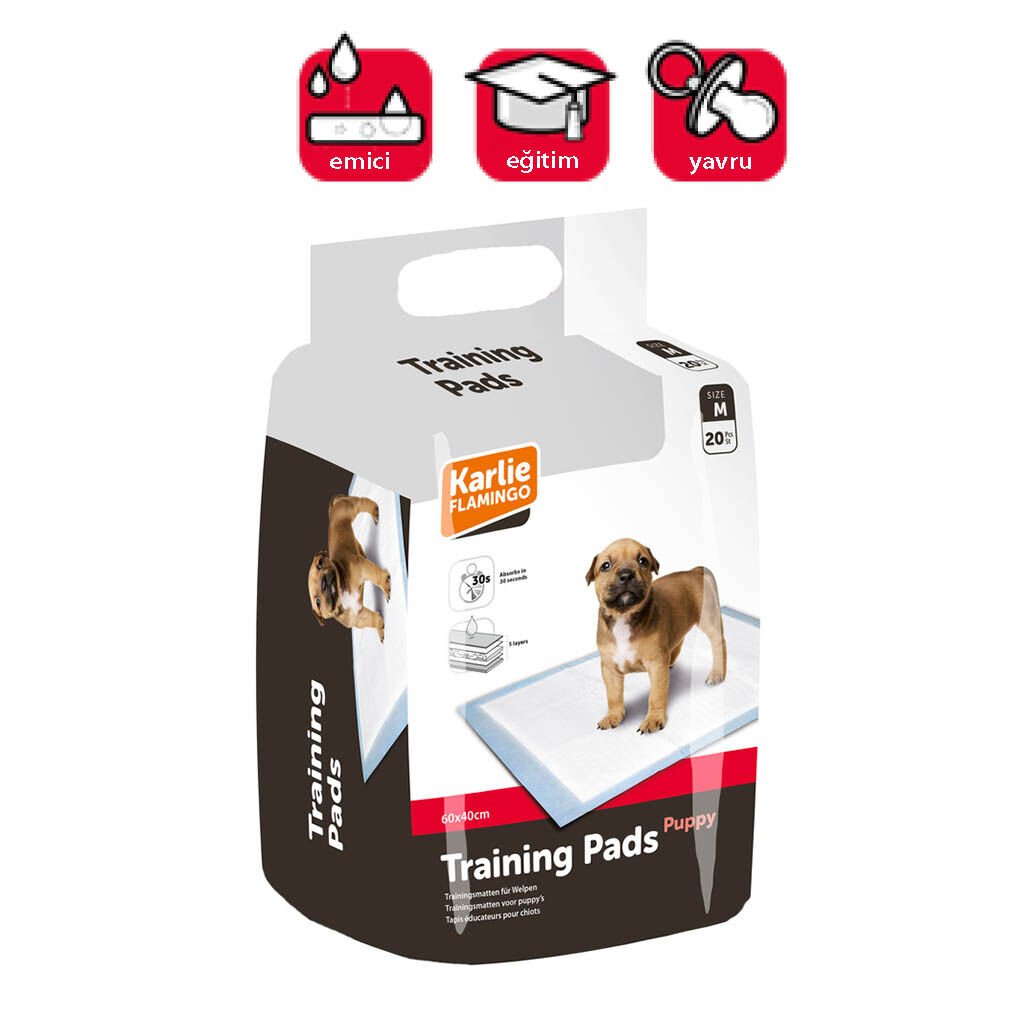 Karlie Yavru Köpek Çiş Pedi M 60X40 Cm 20Li