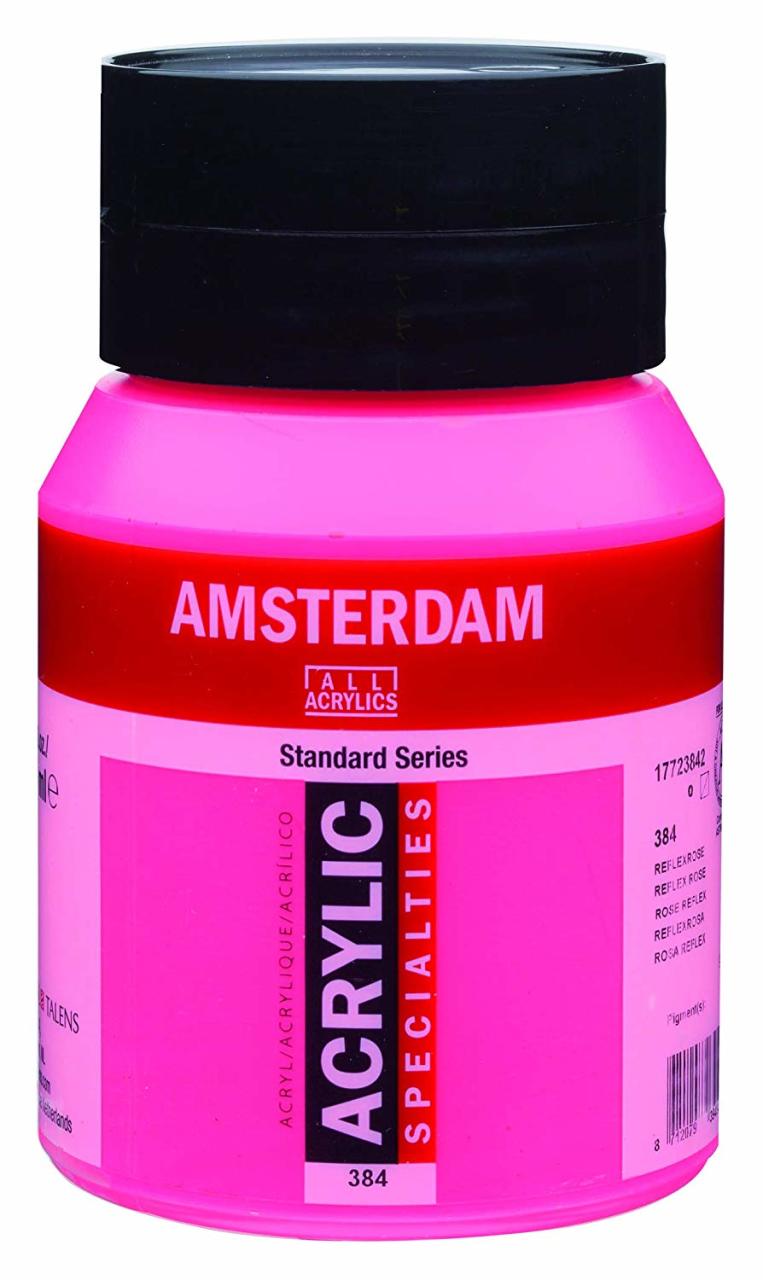 Talens Amsterdam Akrilik Boya 500ml. N:384 Reflex Rose