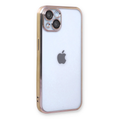 İphone 13 Kılıf Razer Lensli Silikon - Gold
