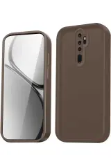 Newface Xiaomi Redmi Note 8 Pro Kılıf Viera Silikon - Kahverengi