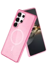 Joko Samsung Galaxy S25 Ultra Star Magsafe Kapak - Pembe