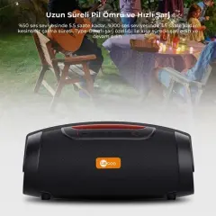 Lenovo Lecoo Ds151 80w Güçlü Ses Kablosuz Bluetooth 5.0 Rgb Boombox Hoparlör