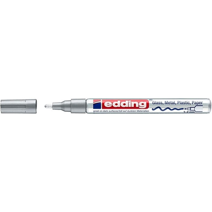 751 Hobi Sanat Kalemi - 1-2mm - Gümüş