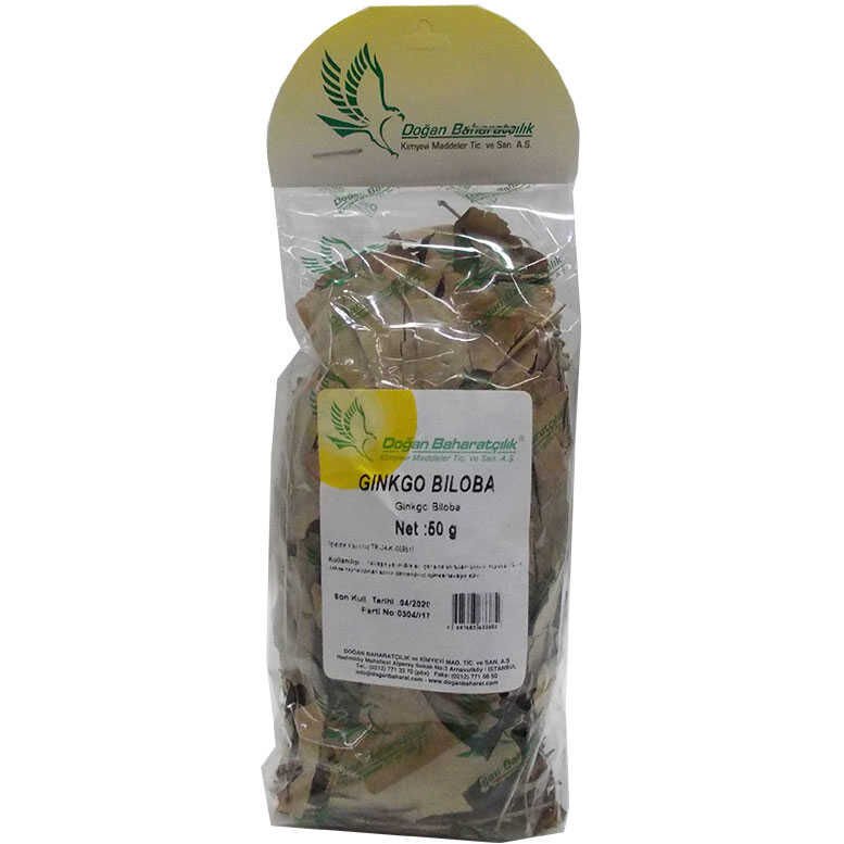Doğal Ginkgo Biloba Yaprağı 50 Gr Paket