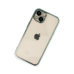 İphone 13 Kılıf Razer Lensli Silikon - Yeşil