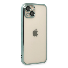 İphone 13 Kılıf Razer Lensli Silikon - Yeşil