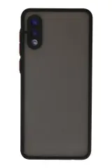 Newface Samsung Galaxy A02 Kılıf Montreal Silikon Kapak - Siyah