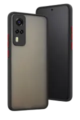 Newface Vivo Y53s Kılıf Montreal Silikon Kapak - Siyah