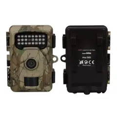 Powermaster Rf06 20mp 24 Led Pır Sensörlü 2.0'' Renkli Lcd Ekran 128gb Sd Kart Destekli Fotokapan Kamuflaj Kamera