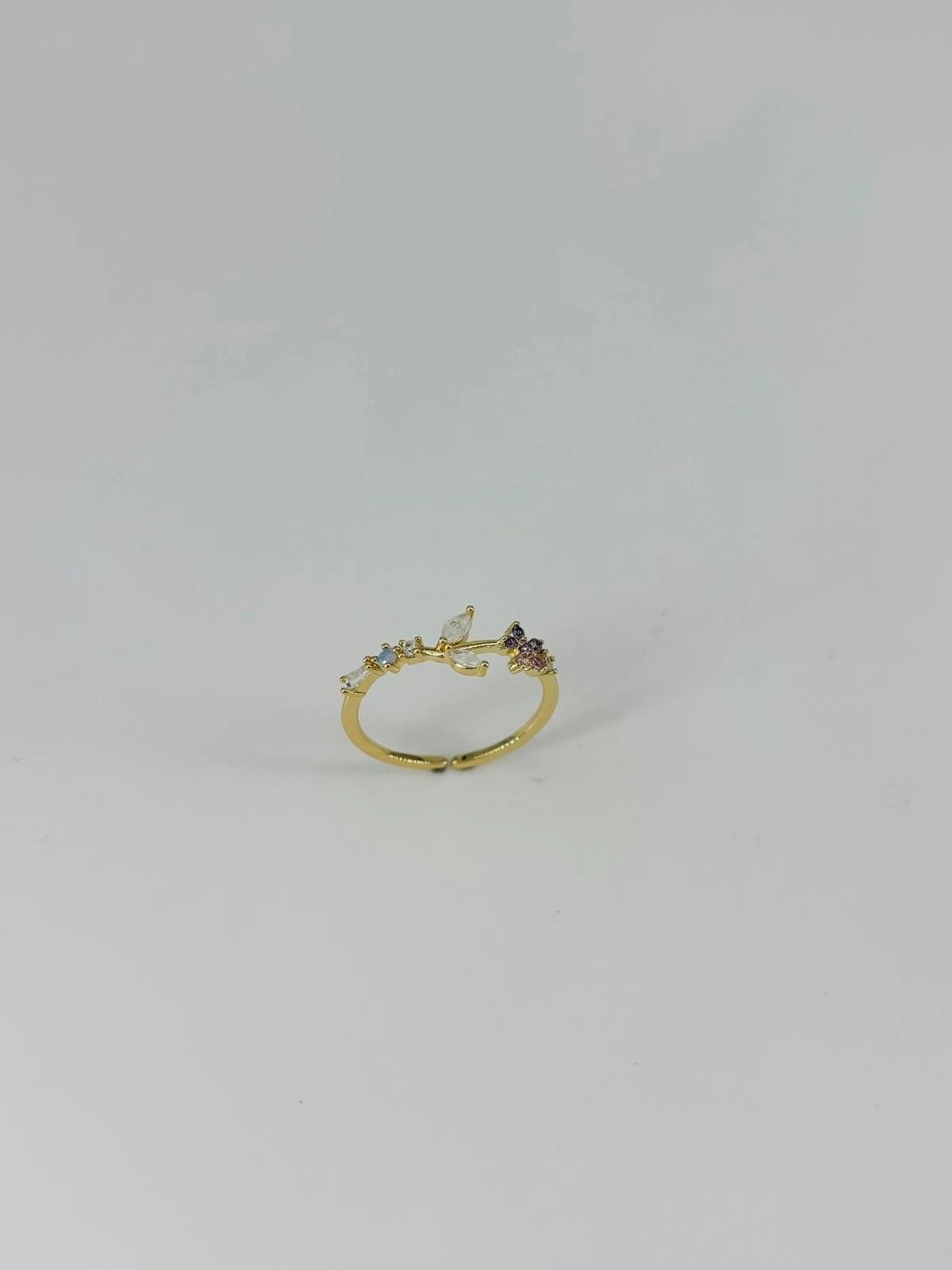 14 K Gold Kaplama Zirkon Taşlı Yüzük
